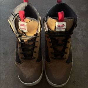 Vans Ultrarange Brown and Black High-Top Sneakers